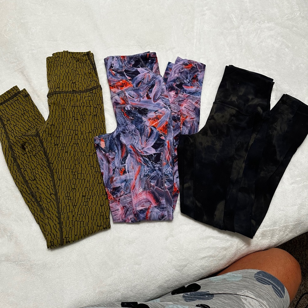Lululemon LOT of 3 Size 4 Leggings